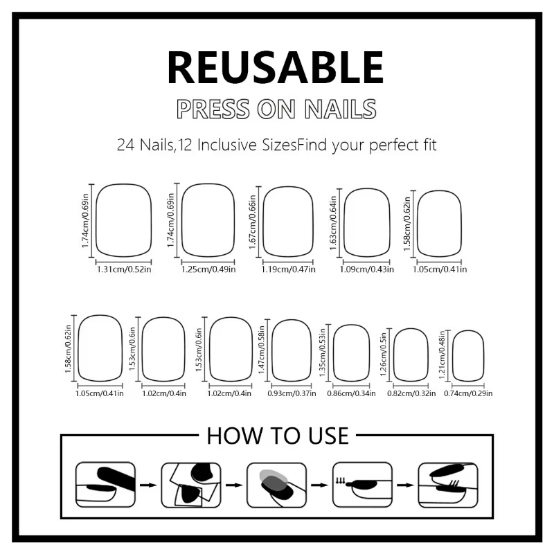30 faux ongles uniques et tendance