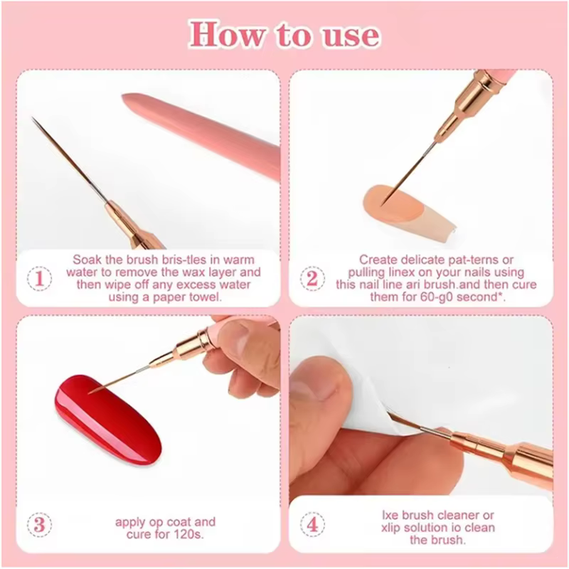 Ensemble de pinceaux pour Nail Art