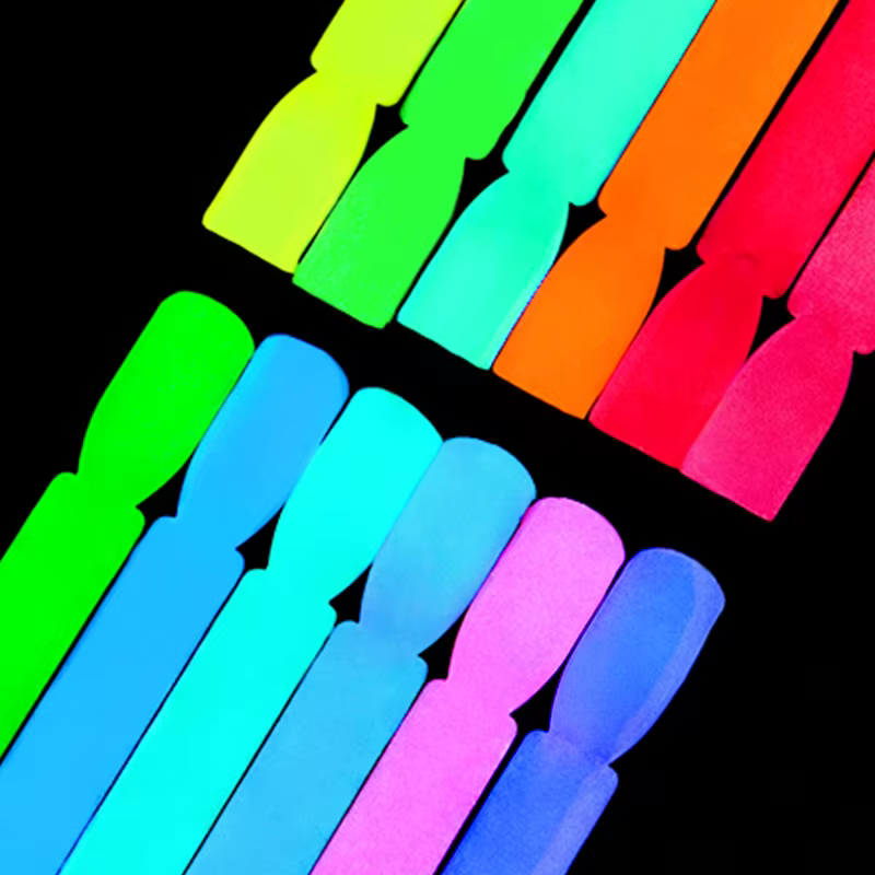 MEET ACROSS-Verhéritage à Ongles Fluorescent Vert Néon Semi-Continu