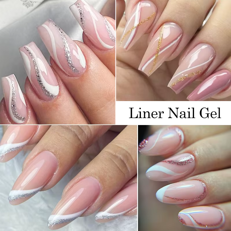 Ensemble de vernis à ongles Gel à paillettes