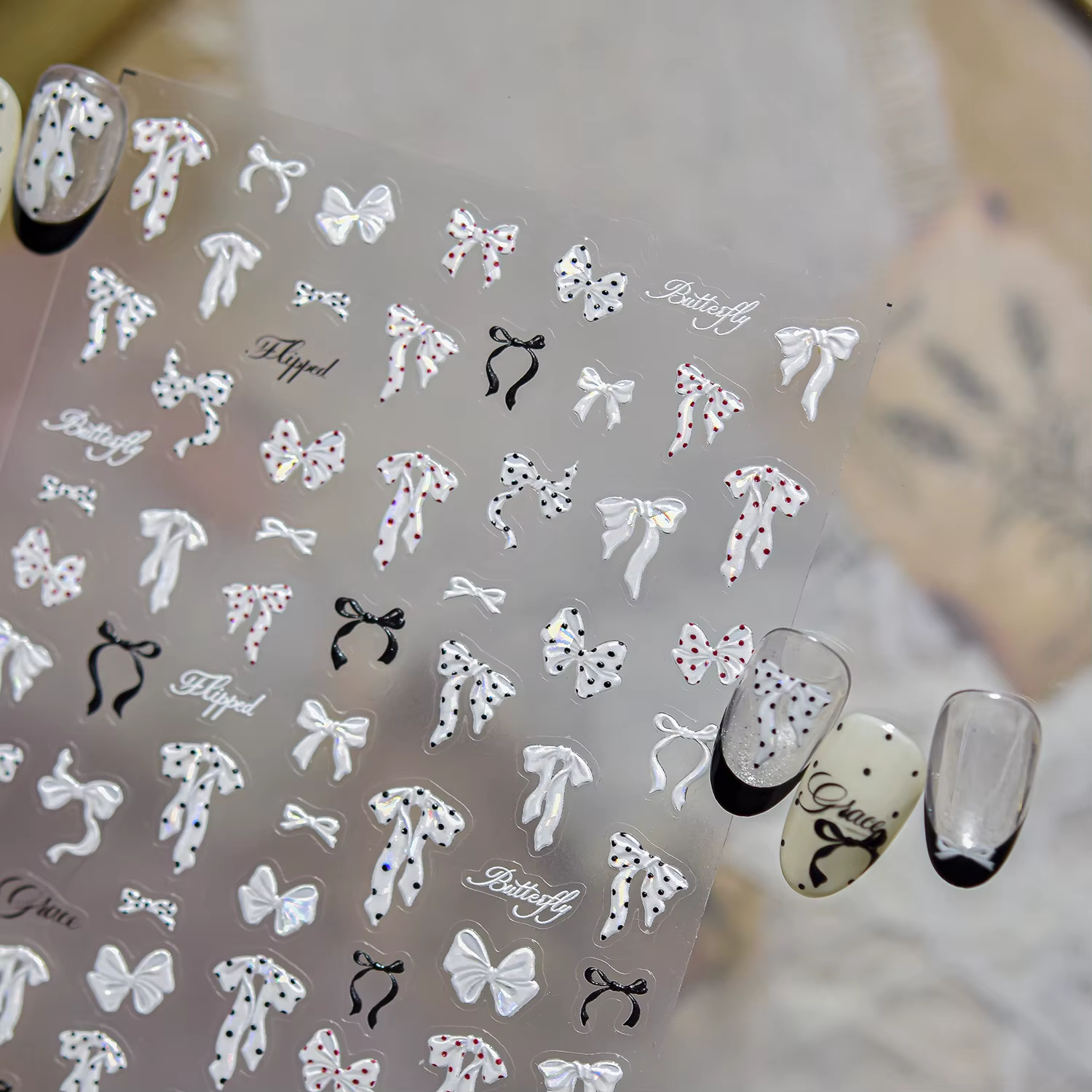 Autocollants pour ongles Grace