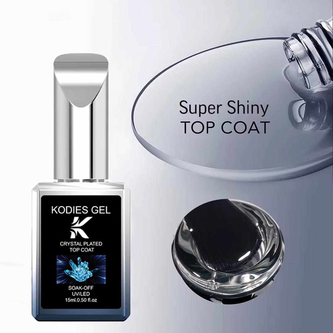 KODIES GEL cristal couche de finition Gel vernis à ongles diamant brillant