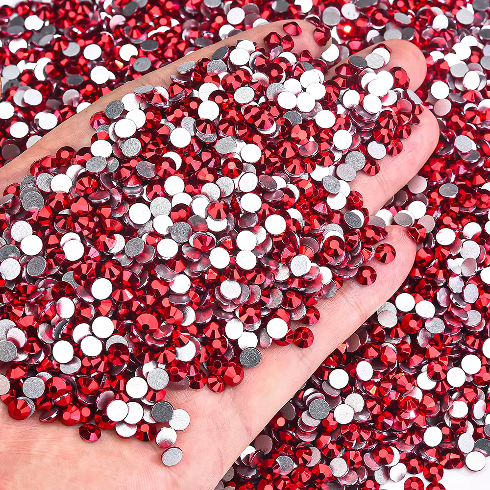 Oleeya – Strass en cristal de verre de haute qualité, nouvelles couleurs de Mine, paillettes, pierres à dos plat pour Nail Art, décoration artisanale DIY