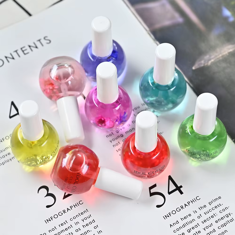 Huile nutritionnelle pour ongles à 8 fleurs