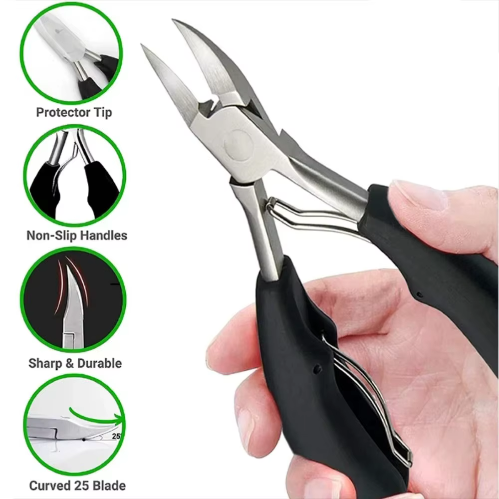 Coupe-ongles pour ongles incarnés, pince de correction podologique, coupe-cuticules, outil de soin des mains et des pieds pour paronychie, pédicure et manucure