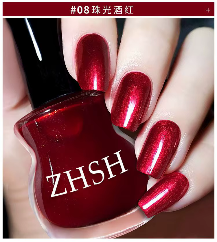 Vernis à ongles à séchage rapide Bling Shimmer, laque longue durée de 15ML