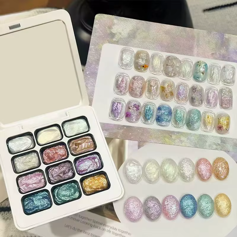 Gel solide 12 couleurs rose aurora fairy
