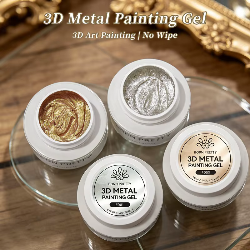 Gel Polish Métallique 3D 5ml Super Brillant Effet