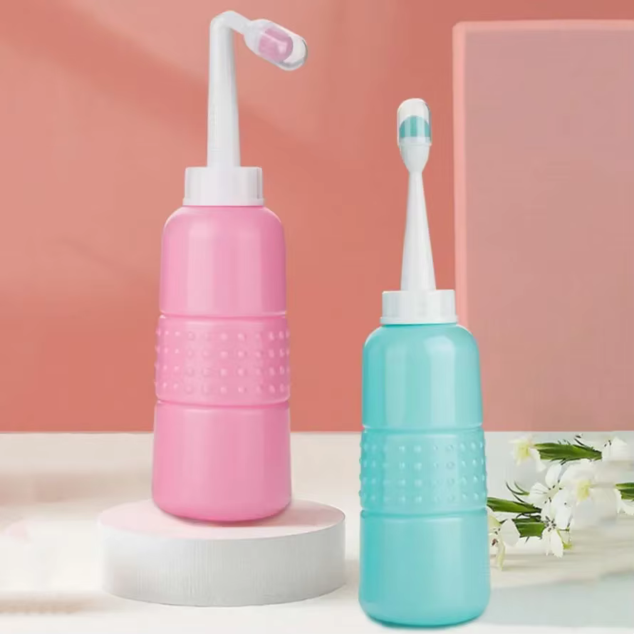 Baby Showers Mamma Peri Bouteille pour les essentiels post-partum Soins féminins MomWasher pour la récupération périnéale Nettoyage après la naissance 500ML