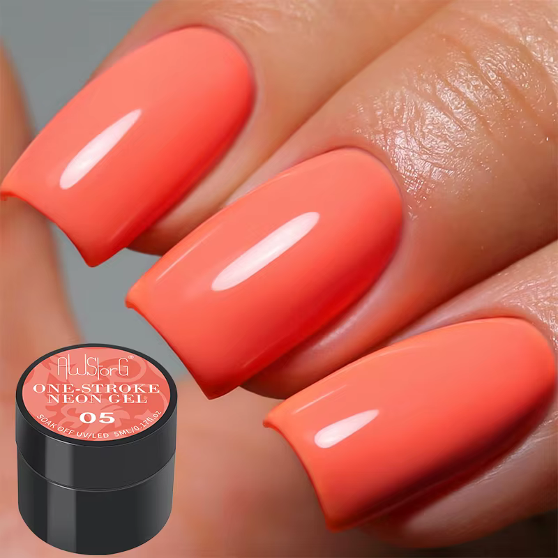 AWStorG Vernis à ongles gel fluorescent 5ml – Bleu vif