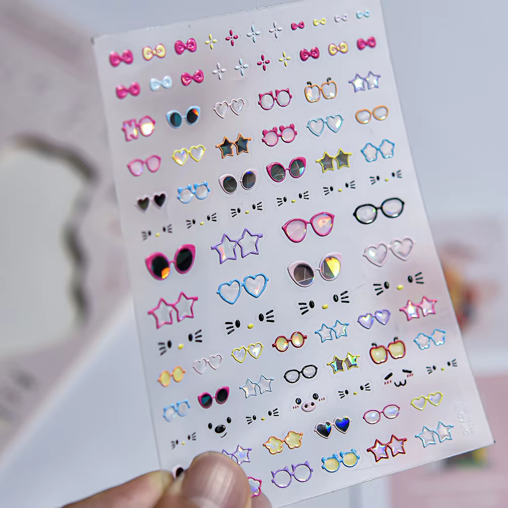 Autocollants 5D adhésifs pour ongles