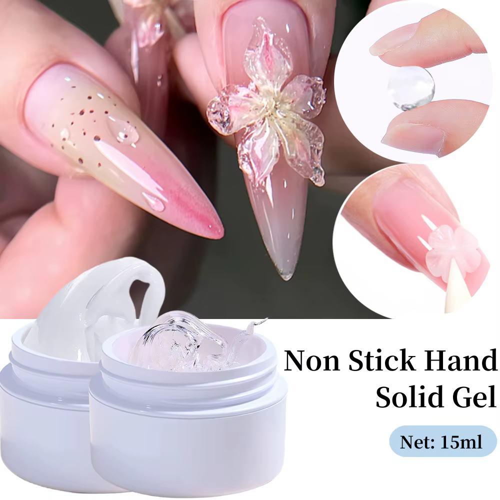 5/15ml blanc solide constructeur Gel pour ongles dur Gel Extension