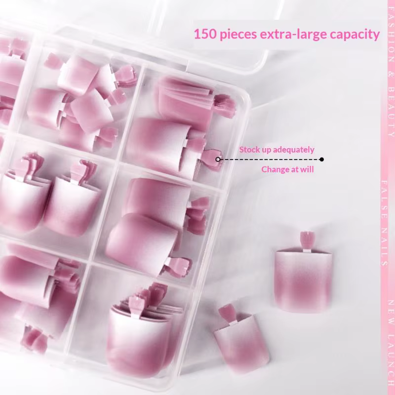 Nouveau lot de 150 faux ongles de pieds français