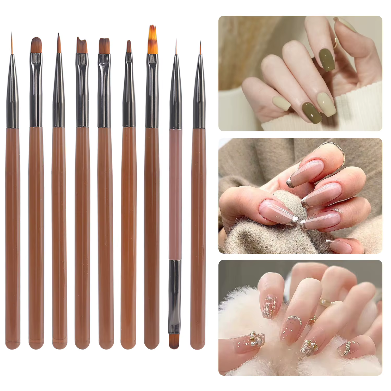 Pinceau à Ongles Acrylique pour Manucure