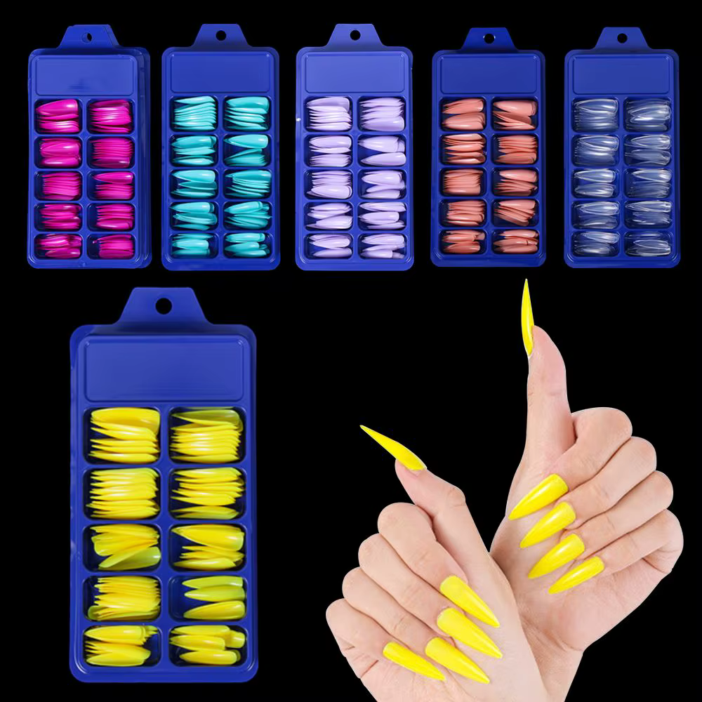Offre spéciale manucure Gel UV bricolage Long Stiletto faux ongles conseils outils de beauté