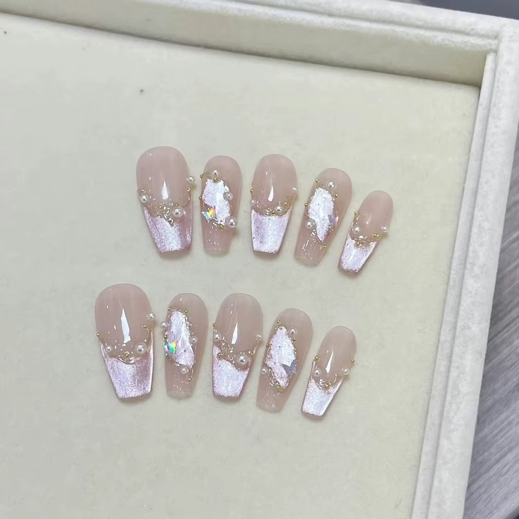 Nail Art-Patchs à ongles faits à la main