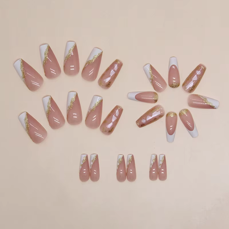 Faux ongles de ballet français à couverture complète