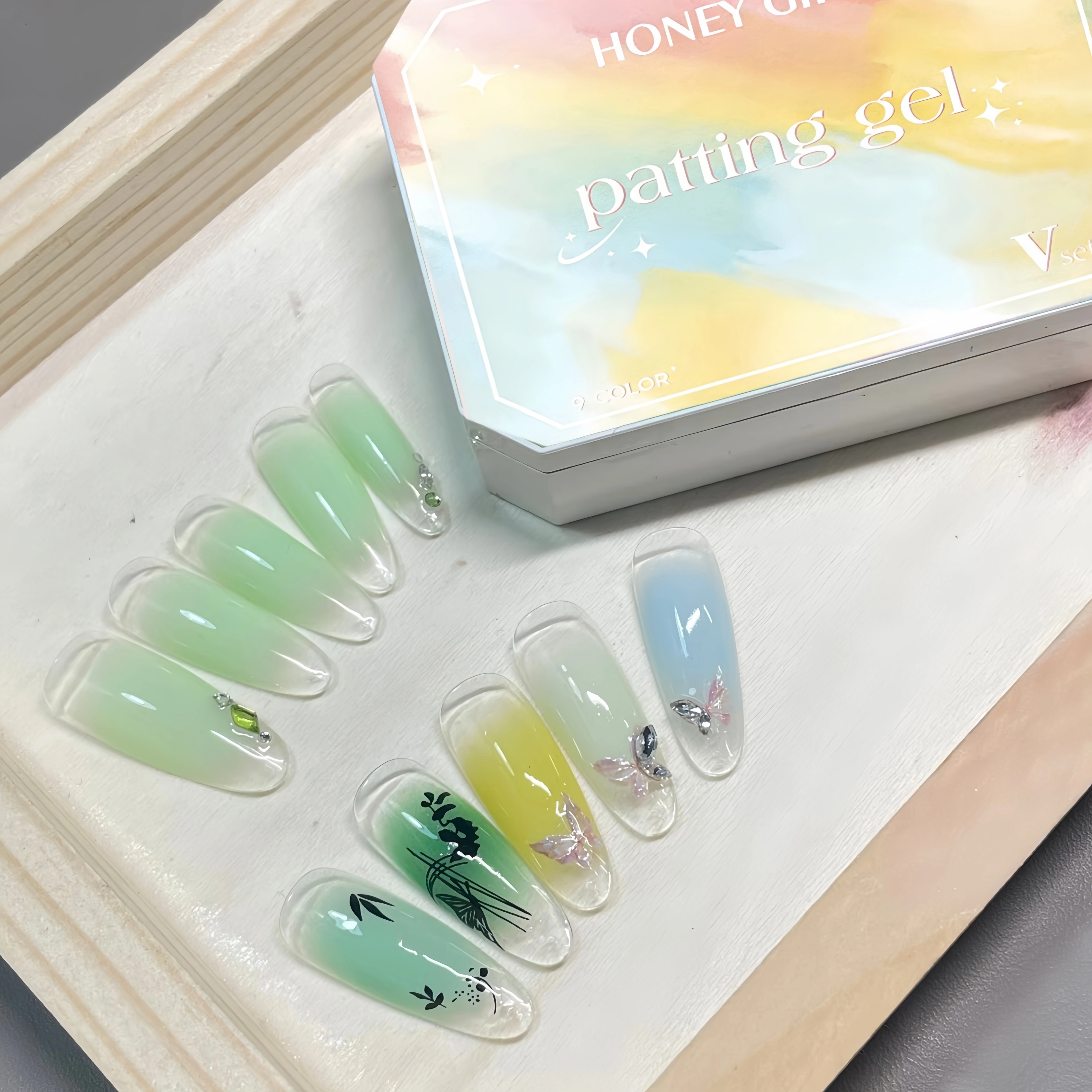 Vernis à ongles solide 9 couleurs