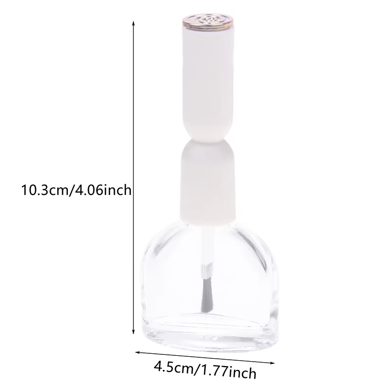 Mini bouteille en verre pour vernis à ongles de 13ml