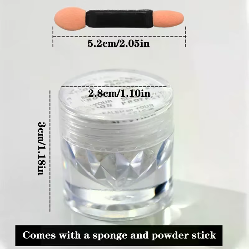 Poudre à ongles Aurora Pearl White