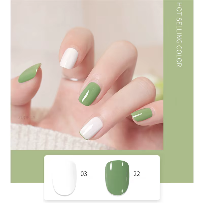 Verhéritage à Ongles Semi-Permanent à Base d'Eau, 40 Couleurs, Sans Cuisson, Déchirable, vaccage Rapide, Pas Facile à Décolorer, 10ml