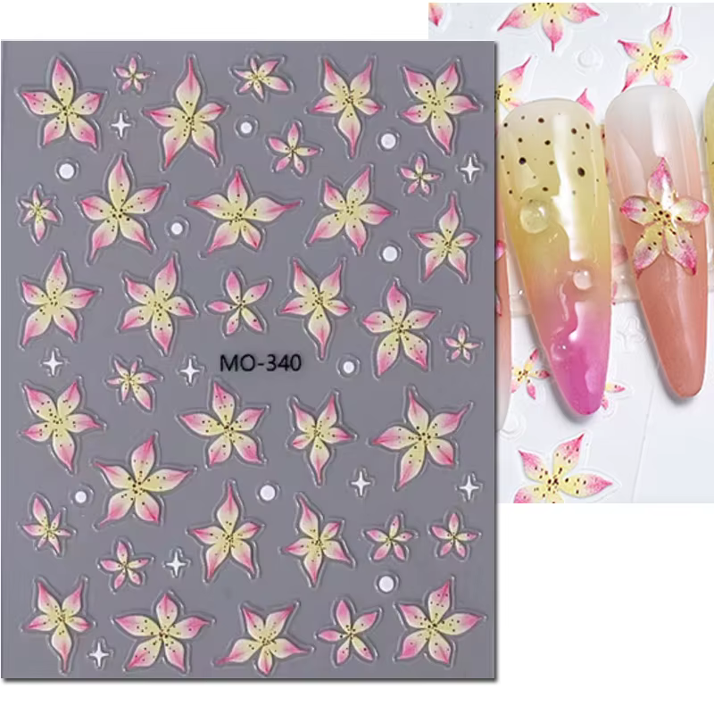 Autocollants 3d pour Nail Art