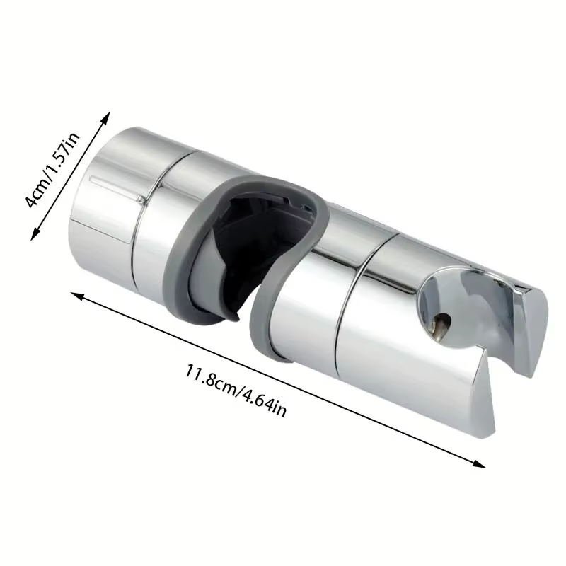 Accessoires de salle de bain universels, support de barre de douche en plastique ABS de 18 à 25 mm, support de fixation réglable, support de remplacement