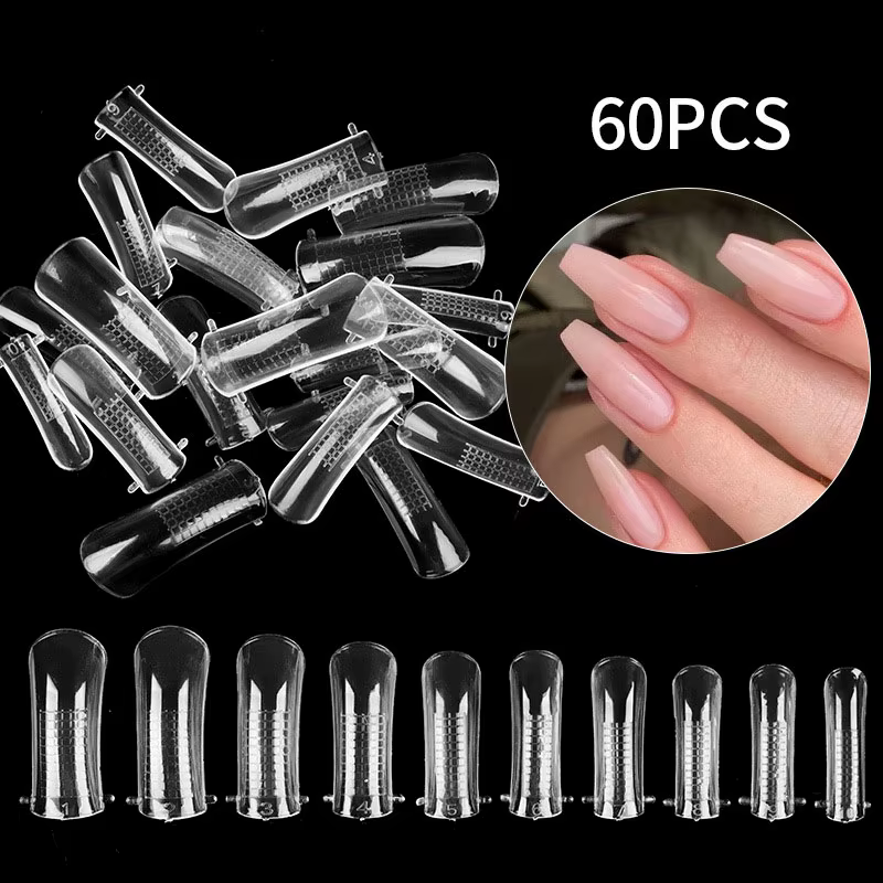 Moules d'extension d'ongles français