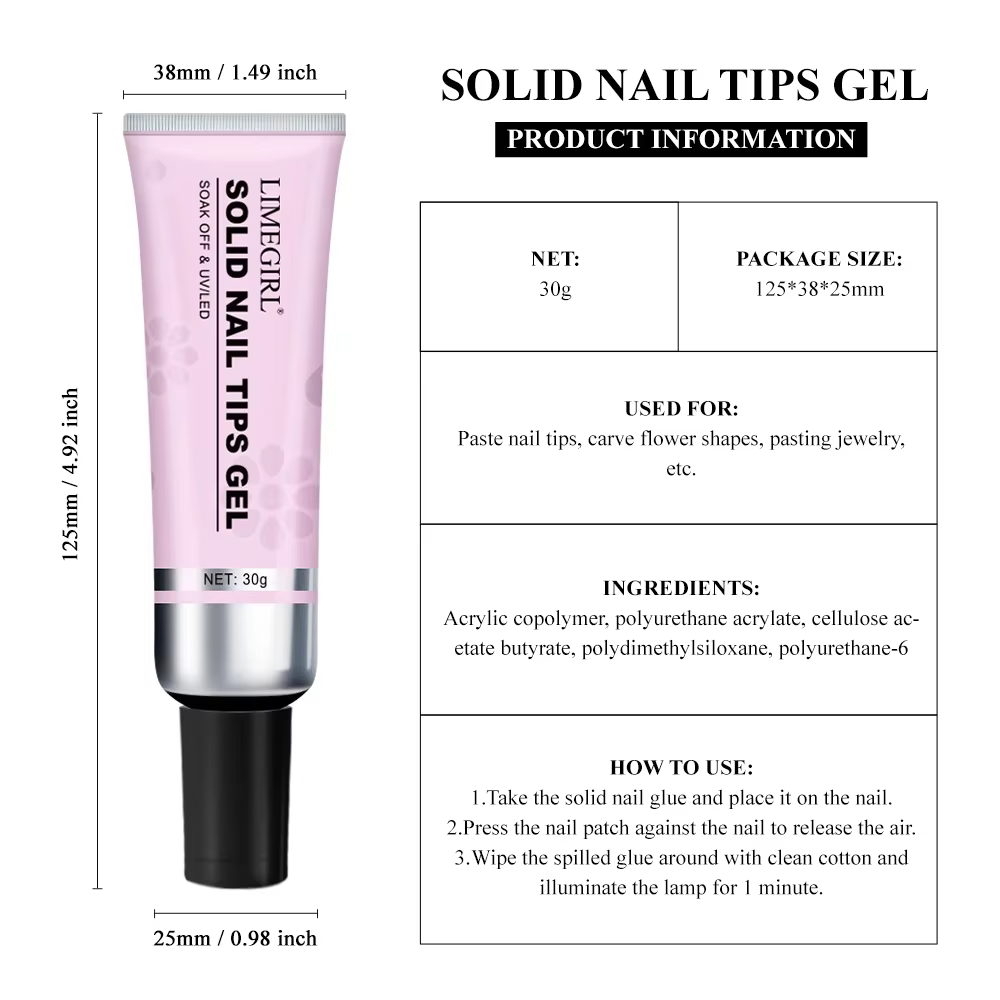 Gel UV pour ongles de bain