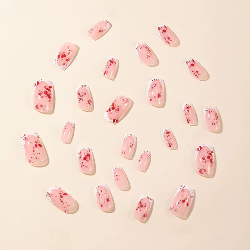 Faux ongles à presser carrés