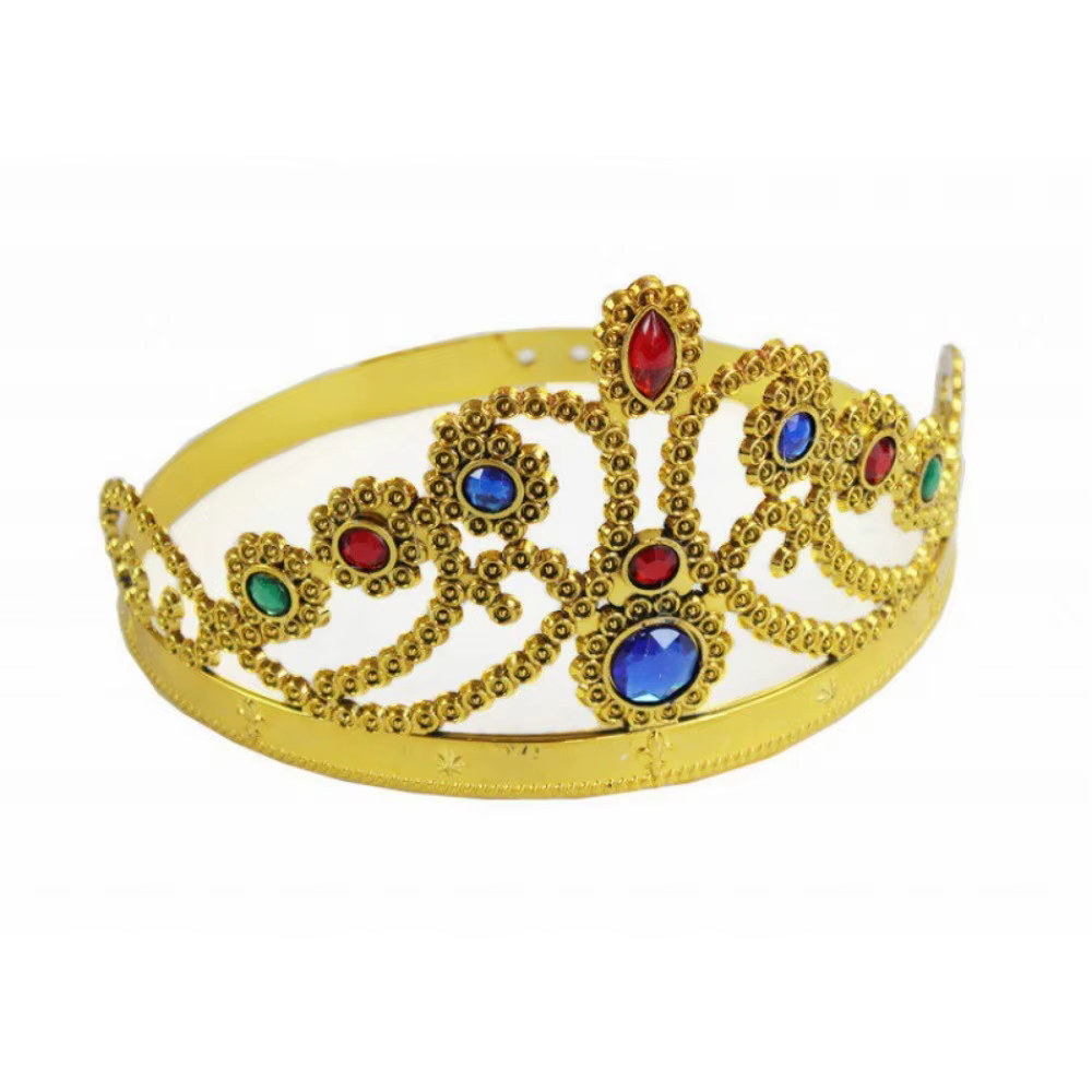 Bijoux fantaisie Charles Coronation couronne pour hommes diadèmes ronds couronnes de princesse couronne en or jouet