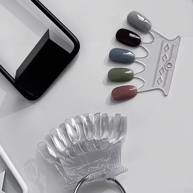 Nouveaux accessoires de photographie d'ongles : présentoirs
