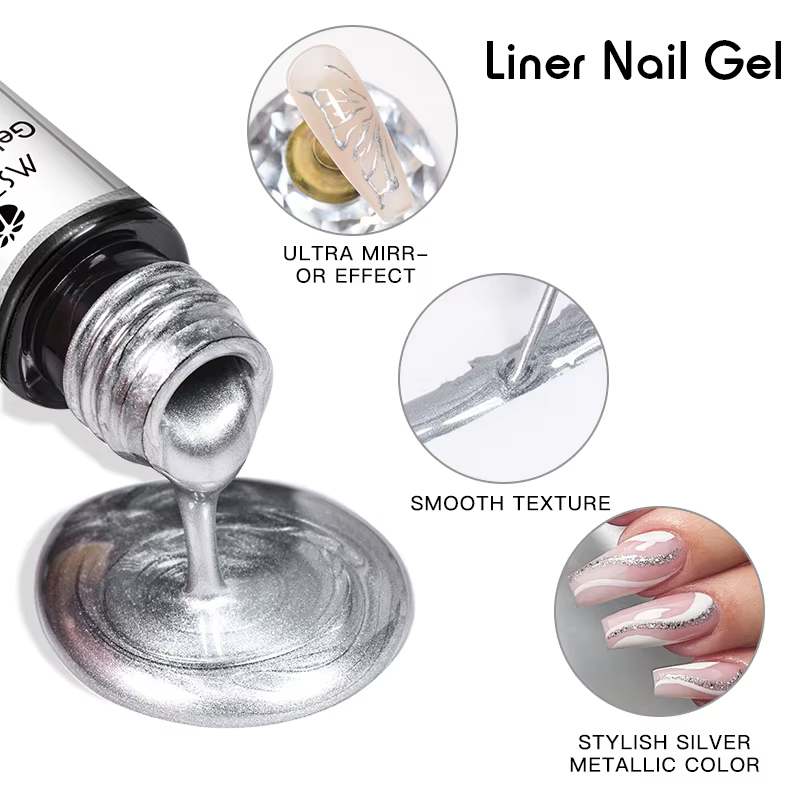 Ensemble de vernis à ongles Gel à paillettes