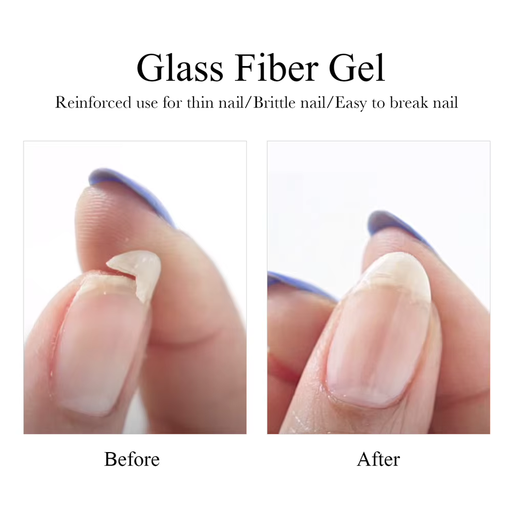 Venalisa Canni Fiber Gel 28g fibre de verre Fix constructeur vernis à ongles réparation