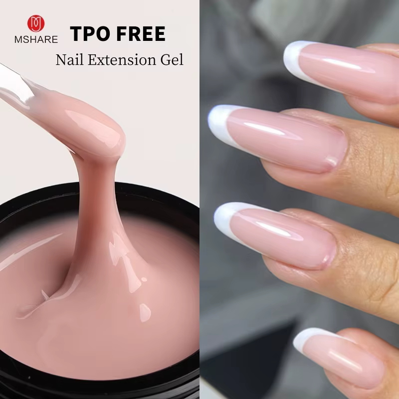MSHARE 50ml bébé rose constructeur ongles Gel Hema Tpo Gel gratuit Construction