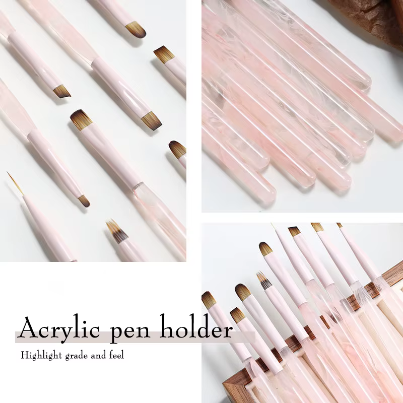 Stylo de photothérapie multifonctionnel pour colle Nail Art, brosse pour Gel UV, acrylique, manucure, peinture, dessin, pinceaux professionnels, outils