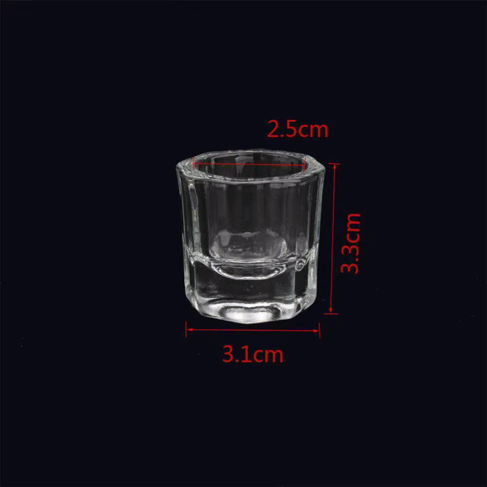 Récipient Octogonal en Verre pour Liquide