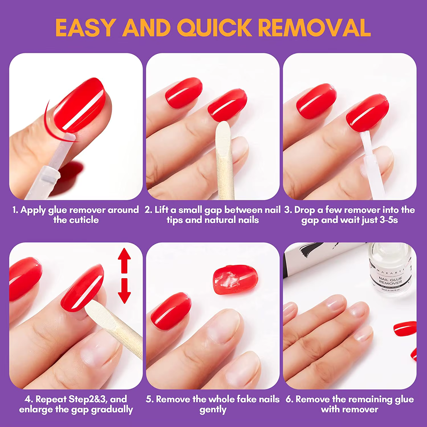Dissolvant de colle pour ongles
