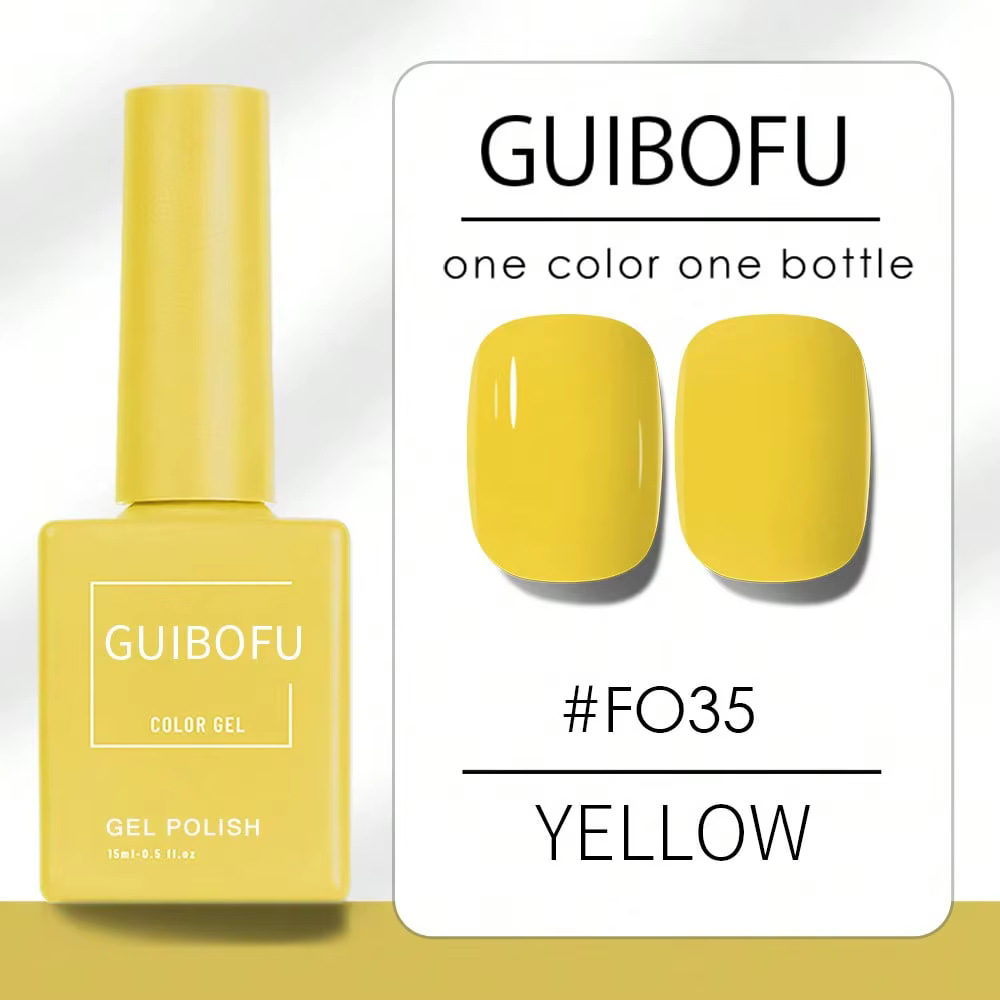 Lot de 3 vernis gel 15 ml vert néon jaune