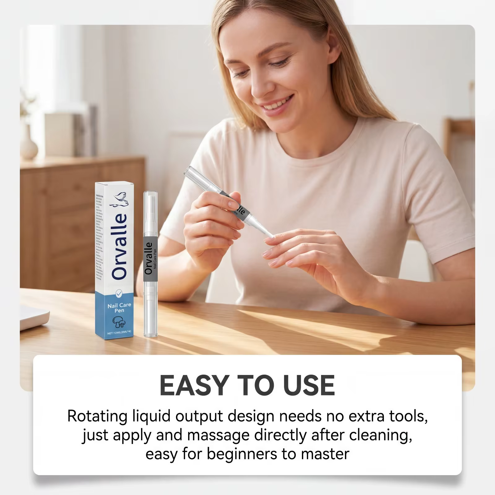 Stylo de Soin des Ongles Portable pour Réparer les Ongles Secs