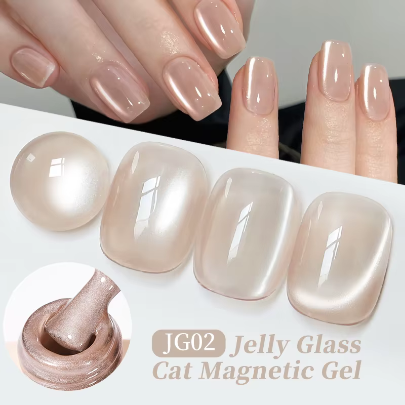 UR SUGAR 15ml Gel Magnétique Semi-Permanent Effet Verre Gelée Chat pour Manucure Nail Art