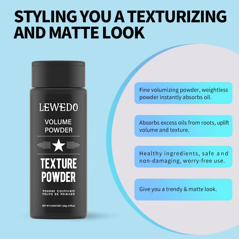 Poudre coiffante pour cheveux, contrôle de l'huile, poudre moelleuse pour augmenter le Volume des cheveux instantanément, coiffure longue durée pour hommes et femmes