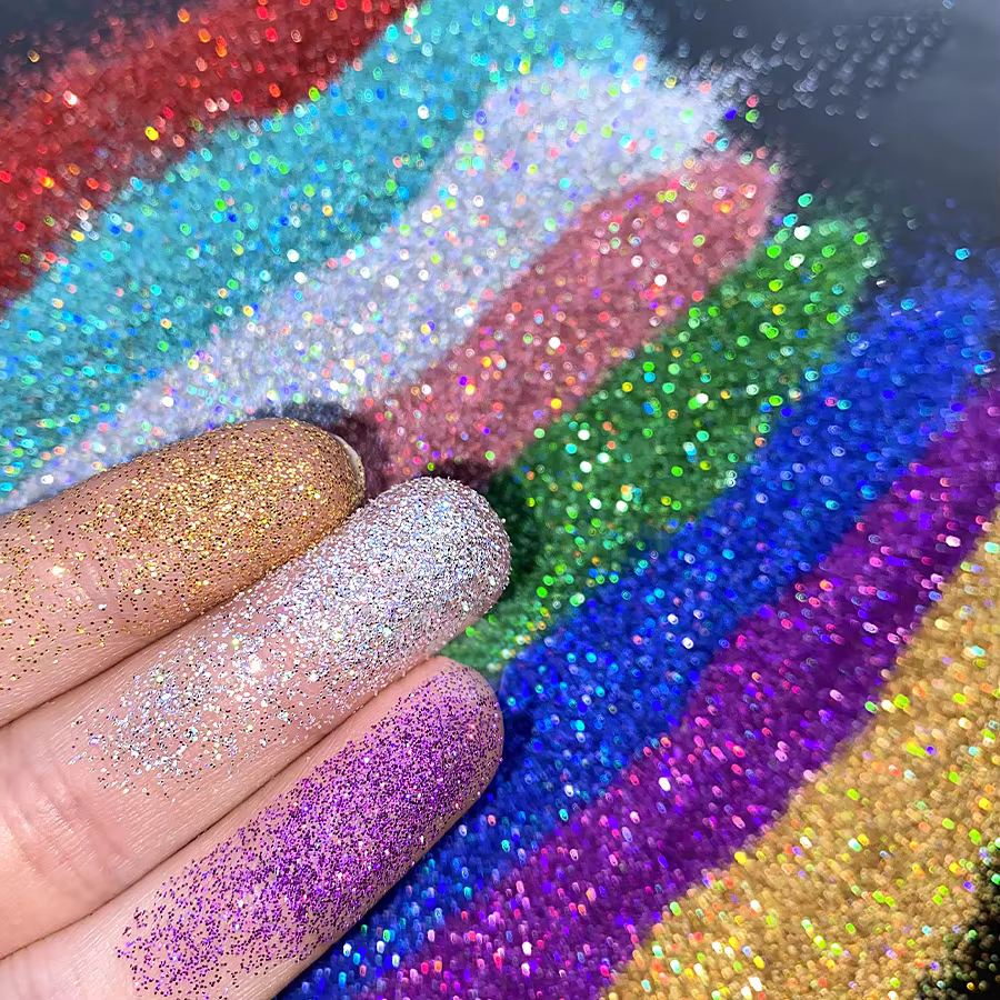 Poudre holographique à paillettes Extra fines