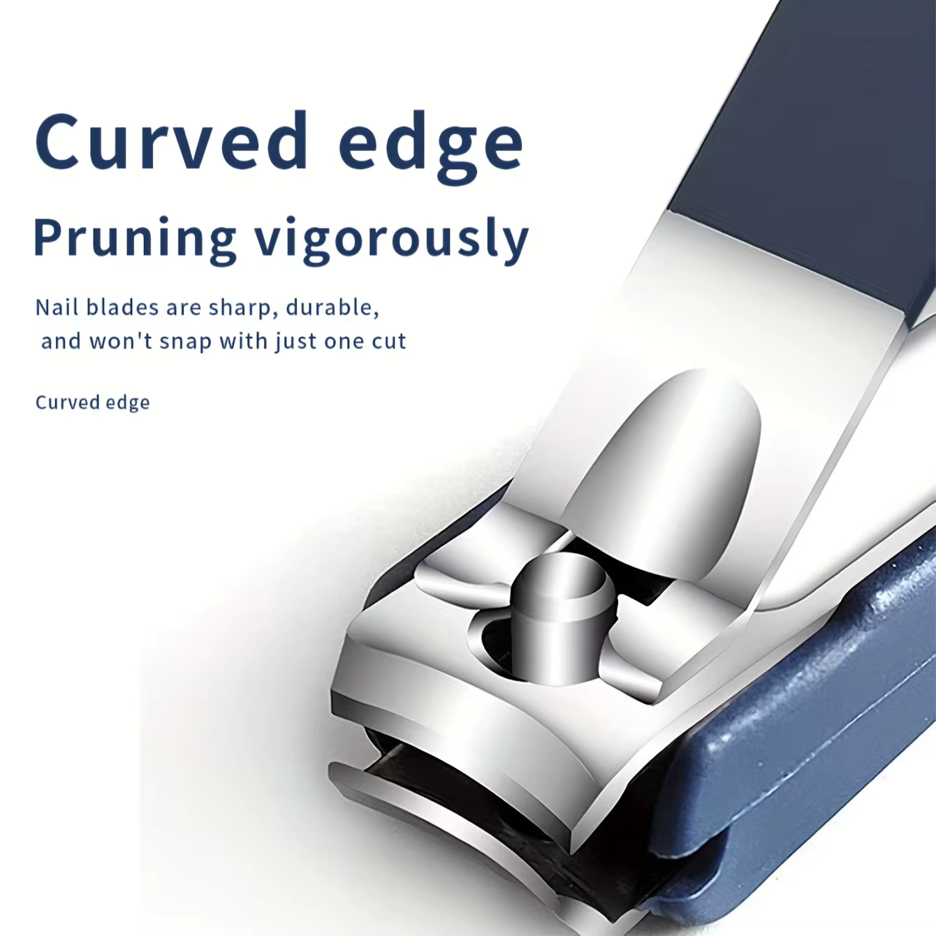 Nouveaux coupe-ongles anti-éclaboussures de haute qualité avec une lame dure et une boîte de rangement des ongles