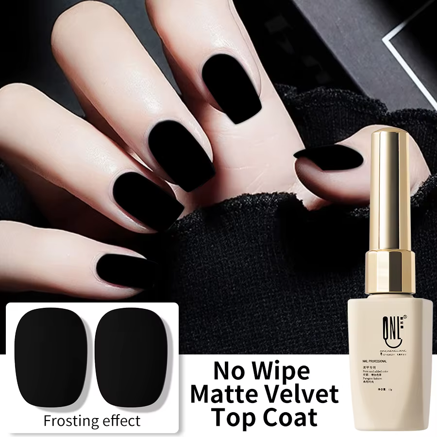 RS NAIL 12g velours mat couche de finition Gel vernis à ongles sans lingette mat