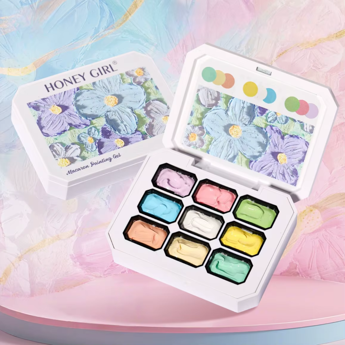 Vernis à ongles solide de la série Macaron 9 couleurs