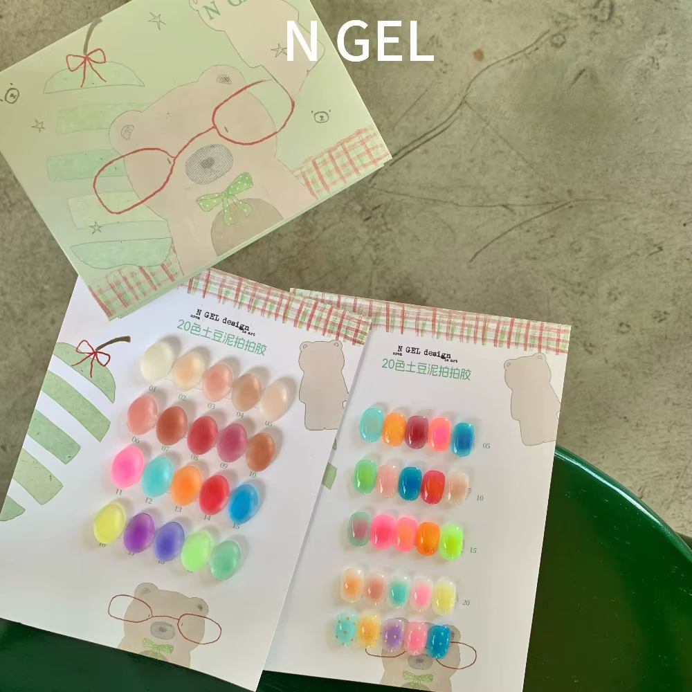 Vernis à ongles gel fluorescent 20 couleurs