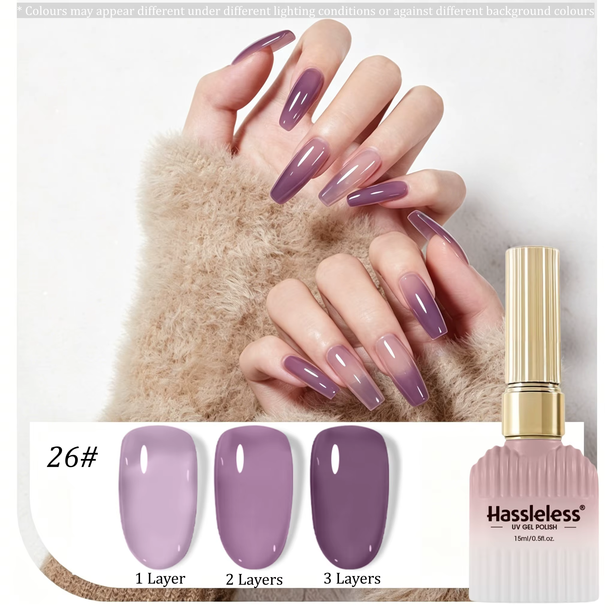 Sans tracas # Gelée de gel 26 Watery Milk Grape Jelly 15ml