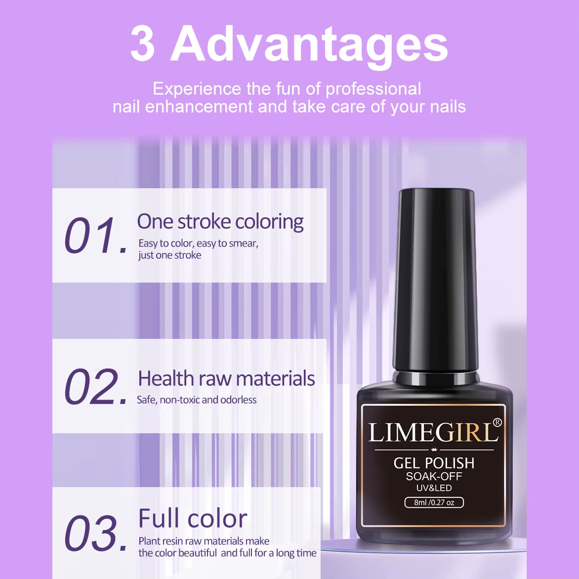 Kit de vernis à ongles Gel à Extension rapide