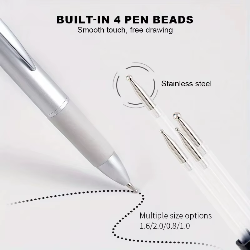 Nouveau Kit de Manucure 5-en-1 : Stylo à Points pour Ongles